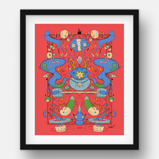 The Keeper of Curiosity - Limited Edition Print (Full color version)