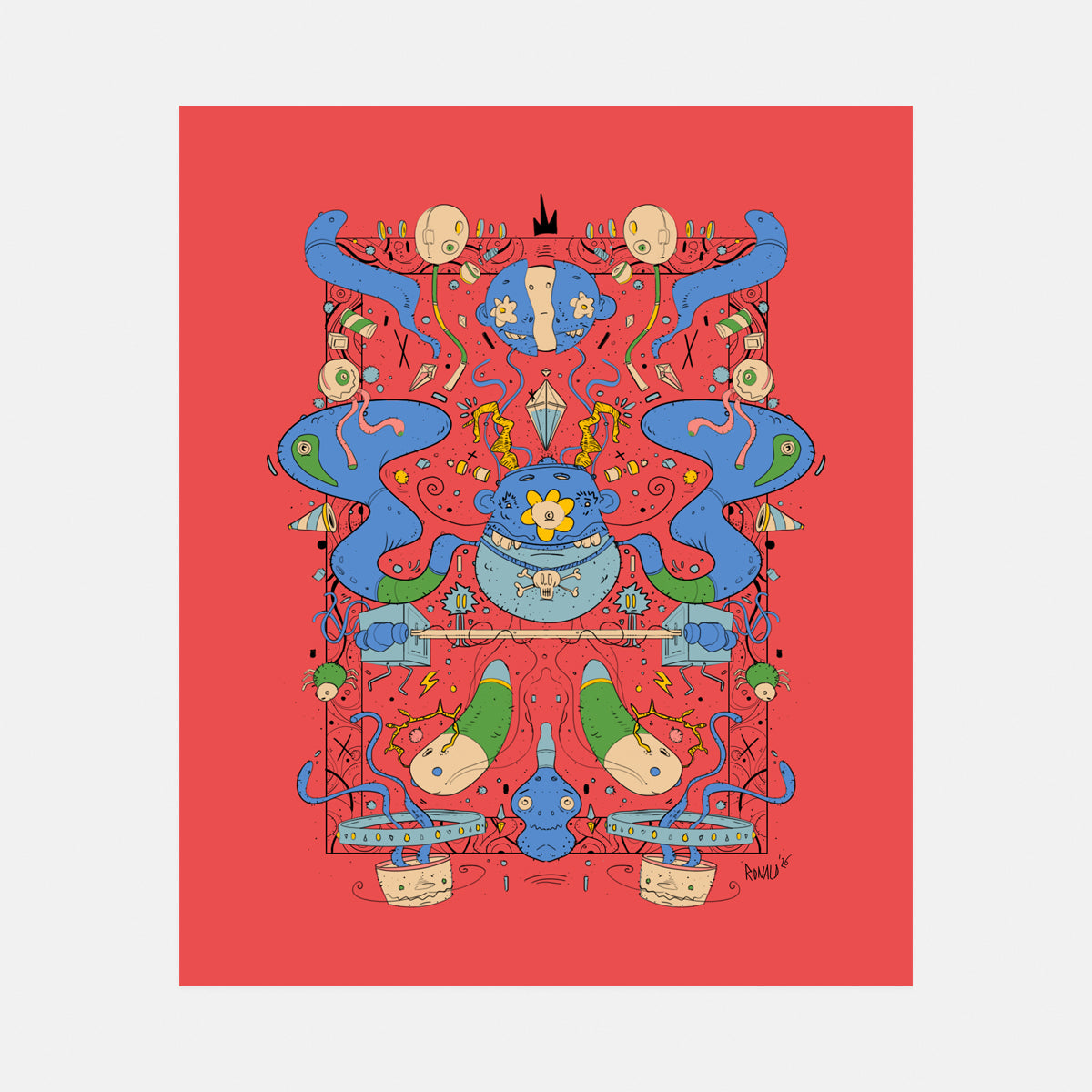 The Keeper of Curiosity - Limited Edition Print (Full color version)
