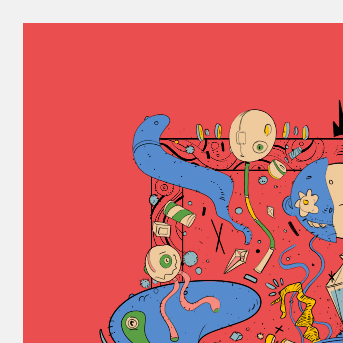 The Keeper of Curiosity - Limited Edition Print (Full color version)