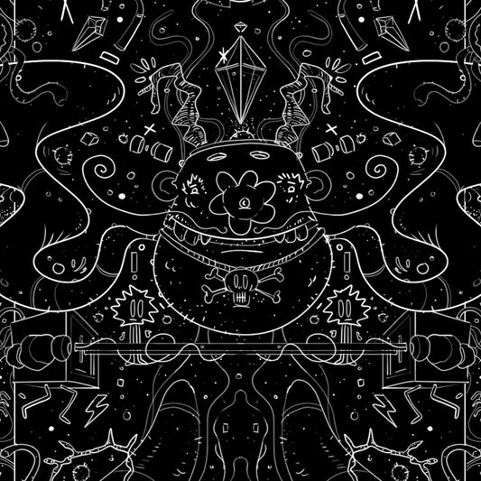The Keeper of Curiosity - Limited Edition Print (Black version)