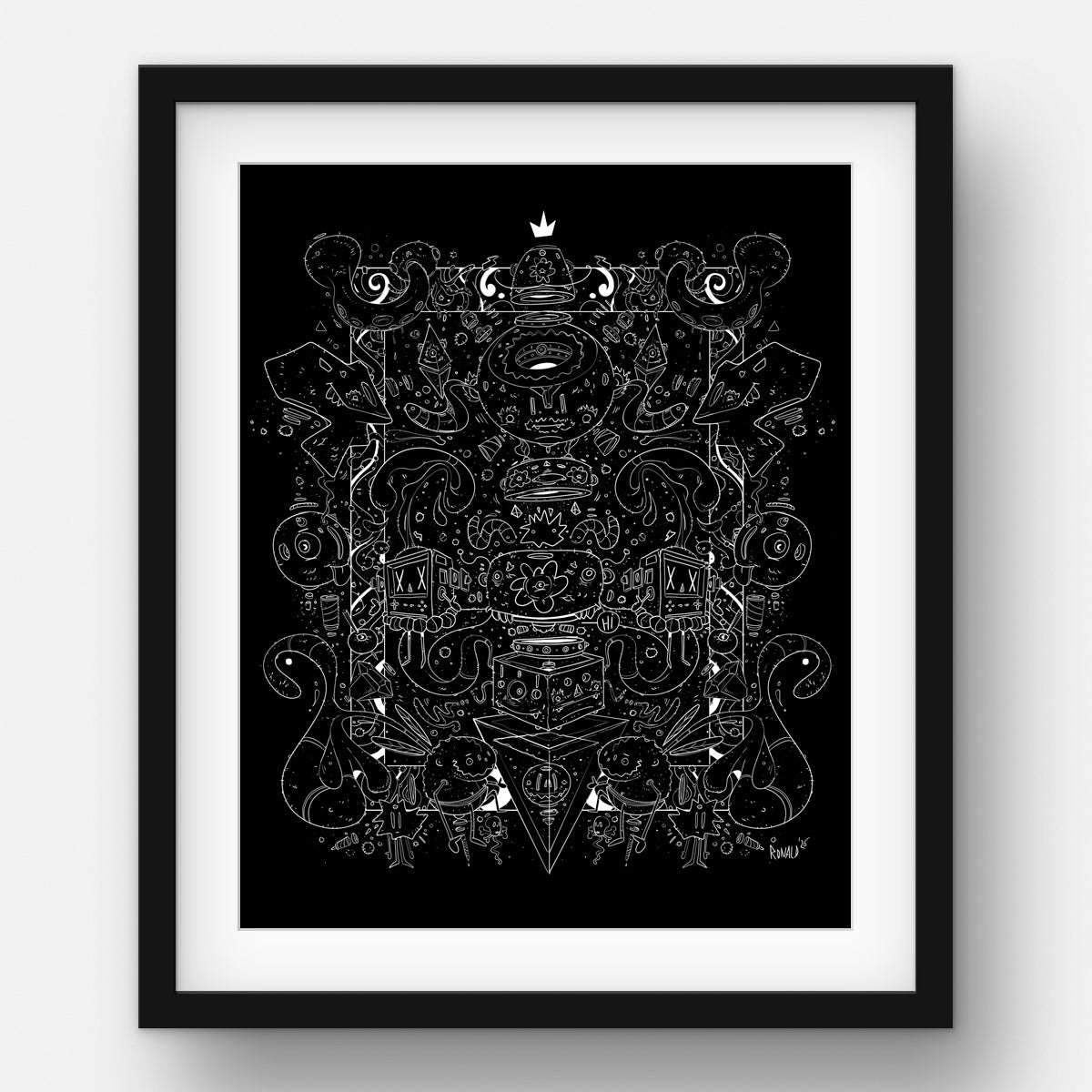 Welcome To My World - Limited Edition Print (Black Version)