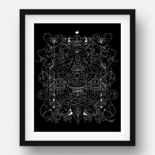 Welcome To My World - Limited Edition Print (Black Version)