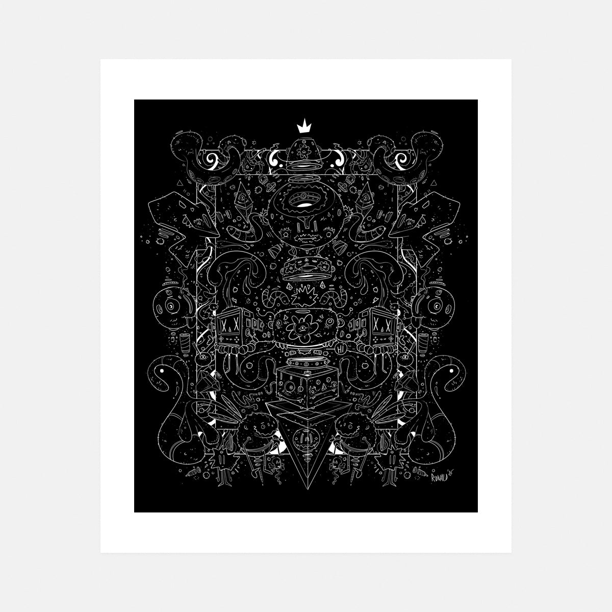 Welcome To My World - Limited Edition Print (Black Version)